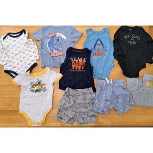 Carter's Garanimals H&M Baby Boy Clothes Lot of 9 Items 18 Months Toddler